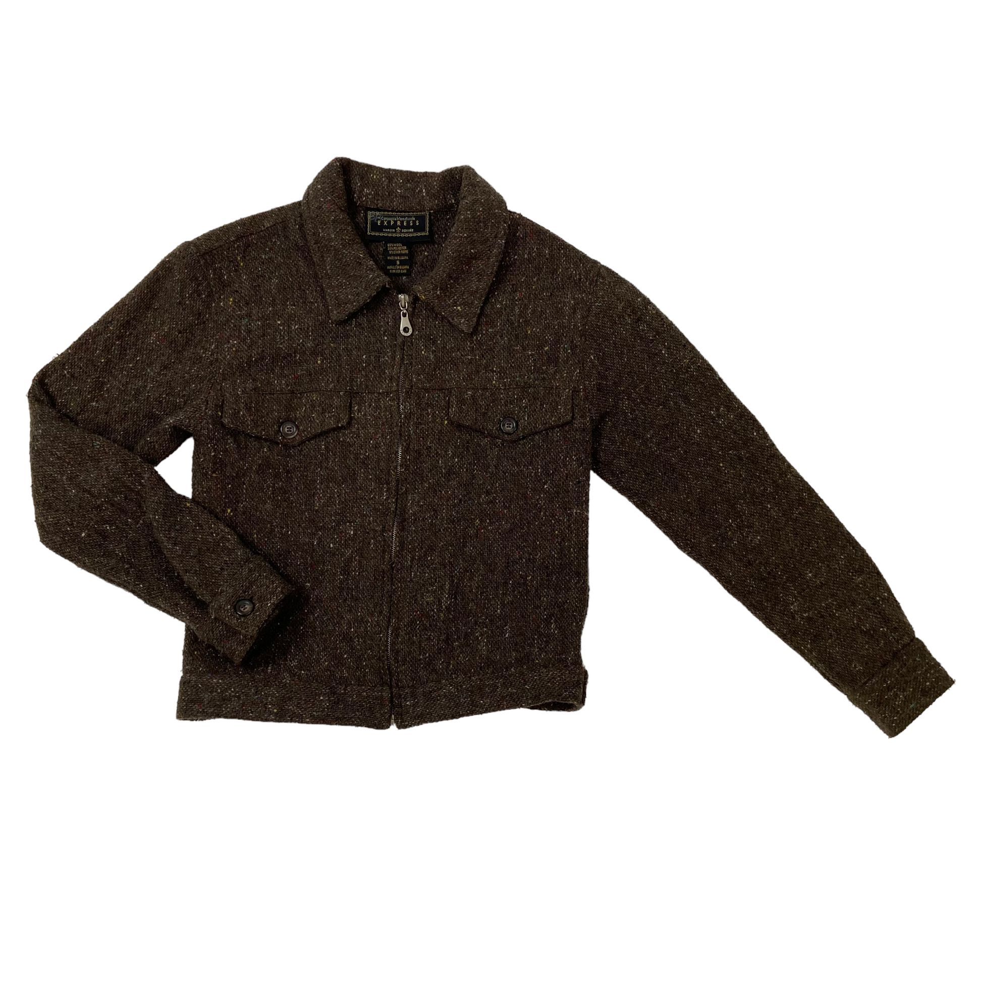 Vintage Express Wool Jacket S LAWRENCE CITIZEN