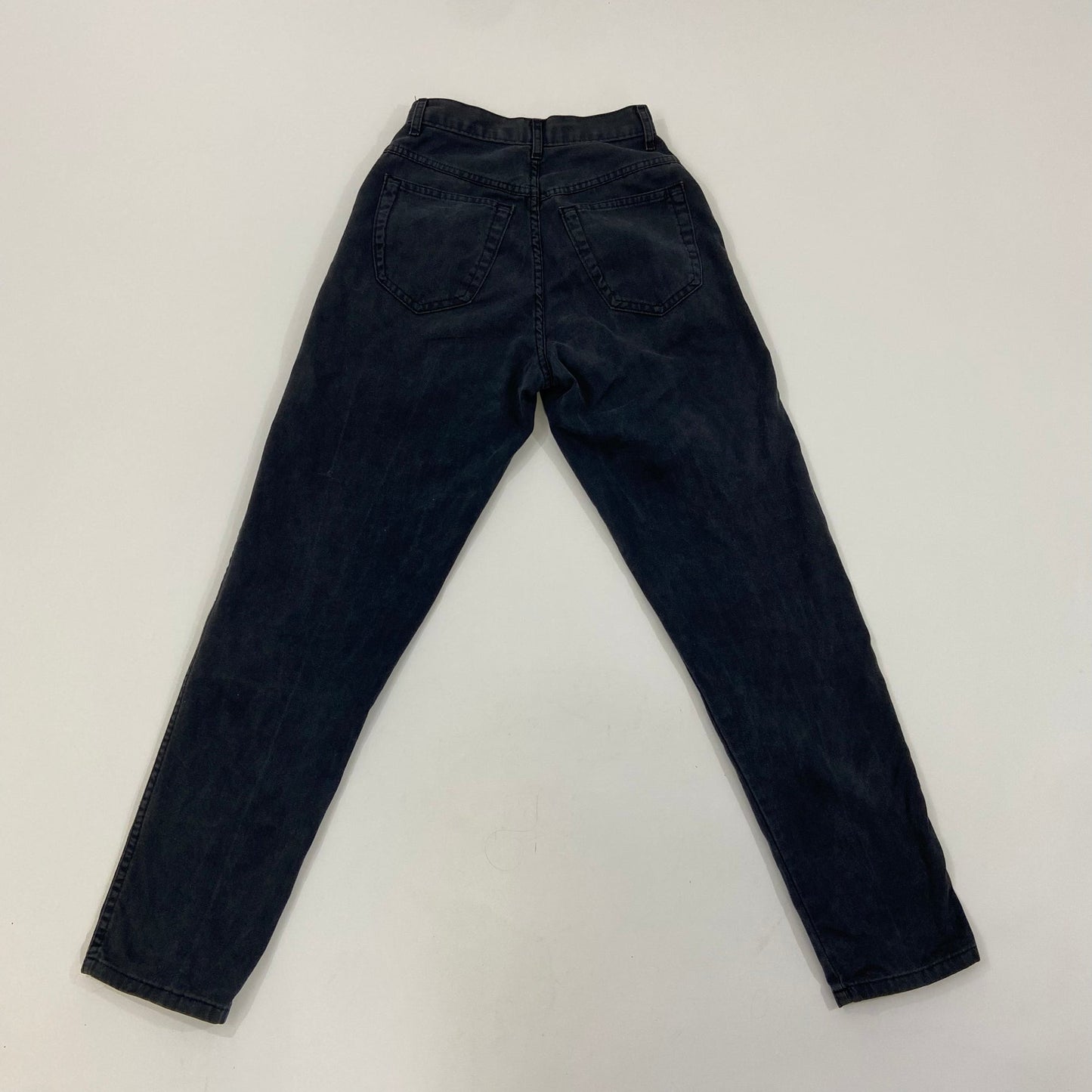 Vintage High Waisted Dark Grey Pants - 24/25
